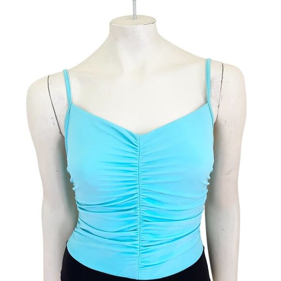 MIRACLESUIT Ruched Colorblock One Piece Swimsuit Bathing Suit SZ 10 - Picture 6 of 13